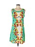 Band of Gypsies 100% Polyester Green Casual Dress Size M - photo 1
