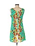 Band of Gypsies 100% Polyester Green Casual Dress Size M - photo 2