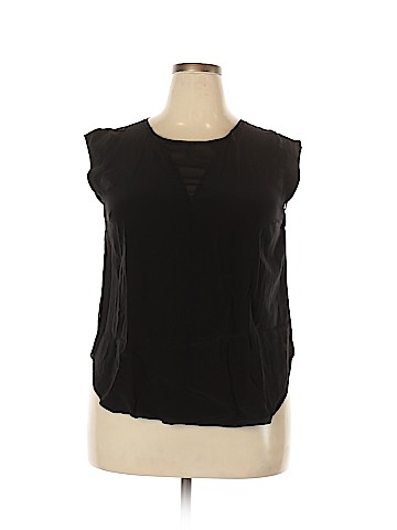 Pixley Sleeveless Silk Top (view 1)