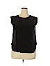 Pixley 100% Silk Black Sleeveless Silk Top Size XXL - photo 1