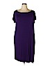 Dana Buchman Purple Casual Dress Size 1X - photo 1