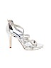 Antonio Melani 100% Leather Silver Sandals Size 6 - photo 1