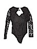 Bohemian 100% Polyester Black Bodysuit Size 8 - photo 2