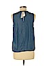 Banana Republic 100% Lyocell Blue Sleeveless Blouse Size S (petite) - photo 2