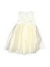Goodlad 100% Polyester Solid Ivory Special Occasion Dress Size 5 - photo 2