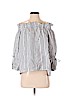 Vince Camuto Gray 3/4 Sleeve Blouse Size S - photo 1