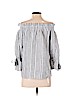 Vince Camuto Gray 3/4 Sleeve Blouse Size S - photo 2