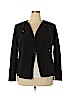 BOSS by HUGO BOSS Black Wool Blazer Size 14 - photo 1