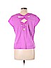 Express Purple Short Sleeve Blouse Size L - photo 2
