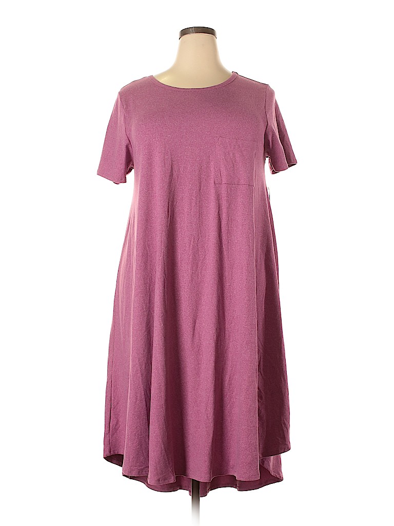 Lularoe Pink Casual Dress Size 2X - photo 1
