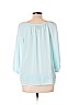 I.N. Studio 100% Polyester Teal 3/4 Sleeve Blouse Size XL (petite) - photo 2