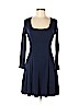 Alice + Olivia 100% Wool Blue Casual Dress Size 6 - photo 1