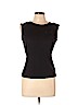 Per Se By Carlisle 100% Cotton Black Sleeveless Top Size L - photo 1