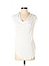 Helmut Lang for Intermix 100% Viscose White Short Sleeve Top Size P (petite) - photo 1