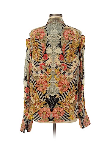 Alexander McQueen Long Sleeve Silk Top (view 2)
