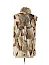 Adrienne Landau 100% Rabbit Tan Vest Size M - photo 2