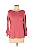 Ann Taylor LOFT Pink Long Sleeve Top Size M (petite) - photo 1