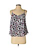 Aqua 100% Polyester White Sleeveless Blouse Size S - photo 1