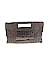 BCBGMAXAZRIA Gray Leather Clutch One size - photo 1