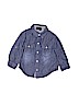 Genuine Kids from Oshkosh 100% Cotton Blue Long Sleeve Button-Down Shirt 12-18 MO / 18 MO - photo 1