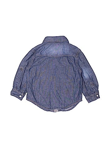 Genuine Kids from Oshkosh Long Sleeve Button-Down Shirt (view 2)