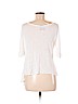 Romeo & Juliet Couture 100% Rayon White Short Sleeve T-Shirt Size M - photo 2