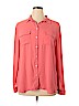 Ann Taylor LOFT 100% Polyester Pink Long Sleeve Blouse Size XL - photo 1