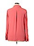 Ann Taylor LOFT 100% Polyester Pink Long Sleeve Blouse Size XL - photo 2
