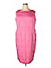 Talbots 100% Cotton Pink Casual Dress Size 16W - photo 1