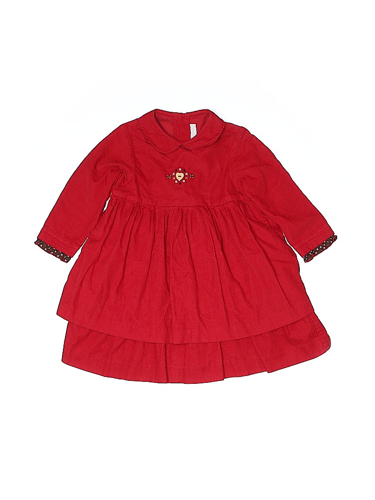 Jacadi 100% Cotton Graphic Red Dress Size 18 mo - 87% off | thredUP