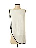 Travelers by Chico's 100% Polyester White Sleeveless Blouse Size Sm Petite (0) - photo 1