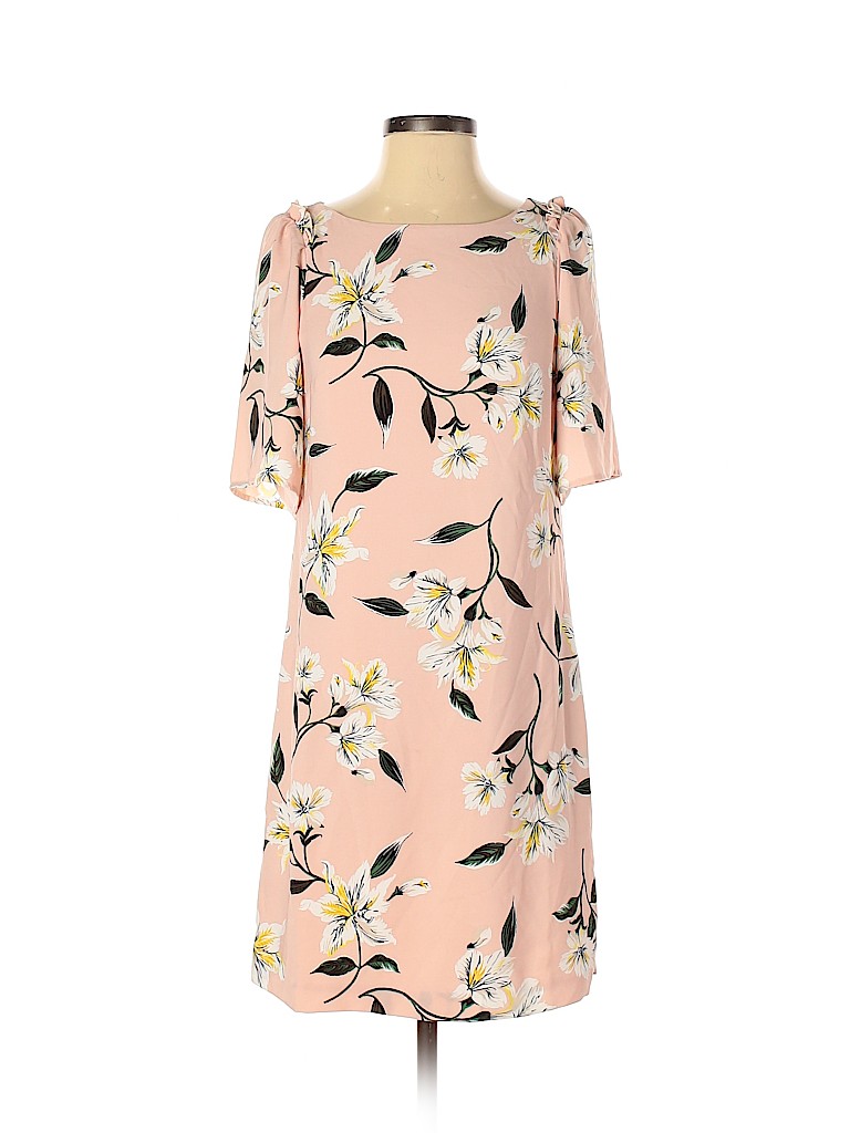Ann Taylor Factory 100% Polyester Pink Casual Dress Size 2 (petite) - photo 1