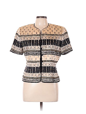 Papell Silk Cardigan (view 1)