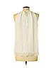 Max Studio 100% Polyester Ivory Sleeveless Blouse Size S - photo 2