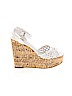 G by GUESS White Wedges Size 8 - photo 1