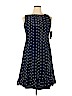 Sandra Darren 100% Polyester Blue Casual Dress Size 12 (petite) - photo 1