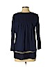Lucky Brand Blue 3/4 Sleeve Blouse Size S - photo 2