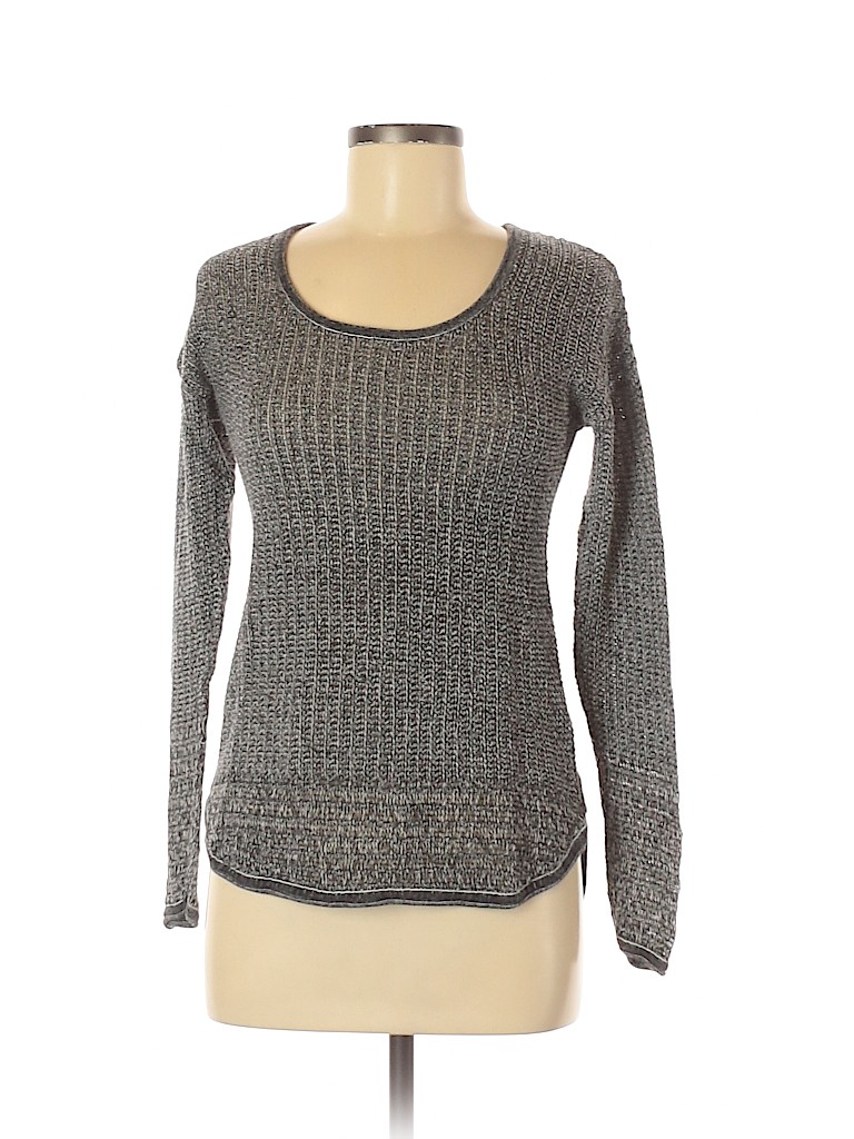 Simply Vera Vera Wang Solid Gray Pullover Sweater Size S - 83% off ...