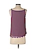 White House Black Market 100% Polyester Purple Sleeveless Blouse Size XS (petite) - photo 2