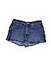 Topshop 100% Cotton Blue Denim Shorts Size 30 waist (petite) - photo 1