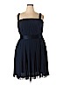 White by Vera Wang 100% Polyester Blue Cocktail Dress Size 18 - photo 1