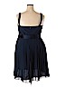 White by Vera Wang 100% Polyester Blue Cocktail Dress Size 18 - photo 2
