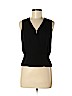 Theory 100% Silk Black Sleeveless Silk Top Size P (petite) - photo 1