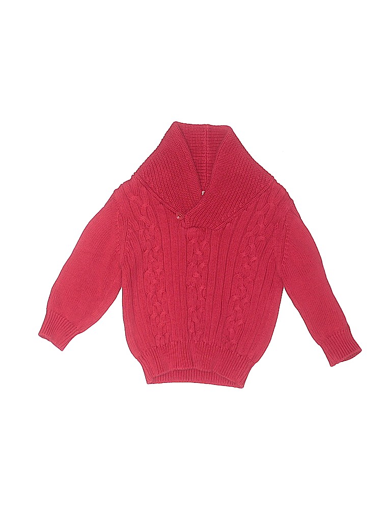 Gymboree 100% Cotton Burgundy Pullover Sweater Size 18-24 mo - photo 1