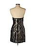 Nicole Miller 100% Polyester Gold Cocktail Dress Size L - photo 2