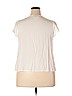 ModCloth White Short Sleeve Blouse Size 1X - photo 2