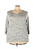 Eyeshadow Gray Pullover Sweater Size 2X - photo 1