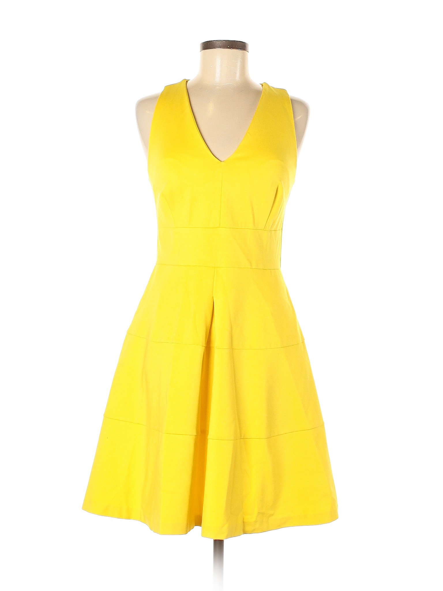 Banana Republic Women Yellow Casual Dress 8 Petite | eBay