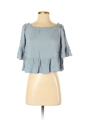 LA Hearts 3/4 Sleeve Blouse (view 1)