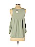 Zara 100% Cotton Green Short Sleeve Top Size S - photo 2